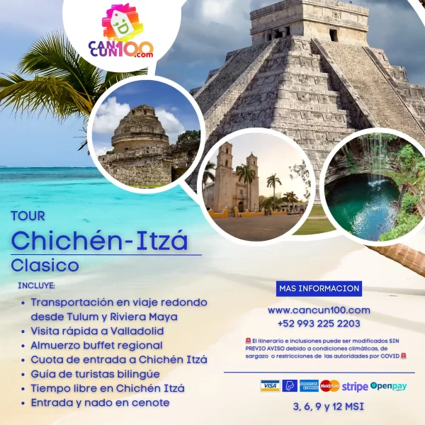 Chichen Itza CLASICO Todo Incluido - Tour de Dia desde Riviera Maya y Tulum - Imagen 2